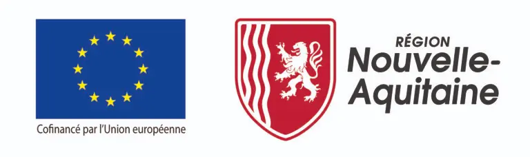 Logos union europeen region nouvelle aquitaine